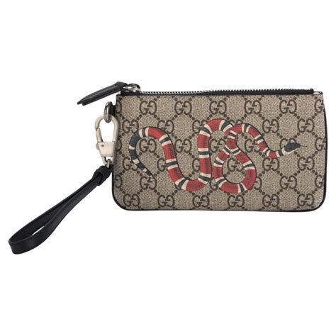 gucci snake wristlet|how to detect gucci wallet.